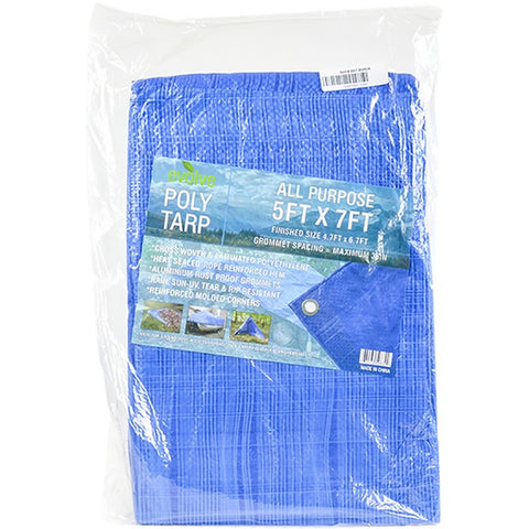 Evolve Ev-05X07 5' X 7' 3.5Mil All Purpose Blue Poly Tarp-1PK LANC-443100