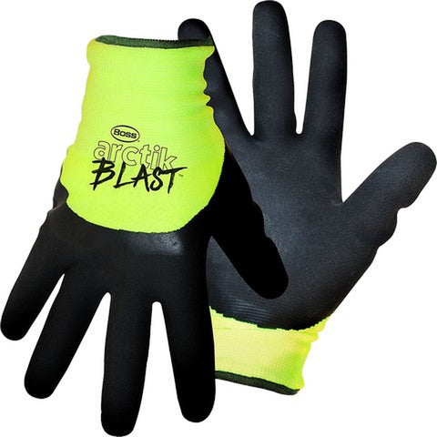 Boss B31282-XL XL High-Vis Polyester Knit Work Glove w/Latex Palm-1PK LANC-444492
