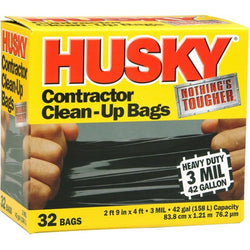 Poly-America HK42WC032B 42G 3mil Contractor Clean Up Bag 32Pk LANC-444811