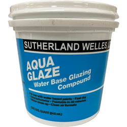 Aqua-Glaze AQG032 qt Fast Dry Water Based Glazing Compound-1PK LANC-446648