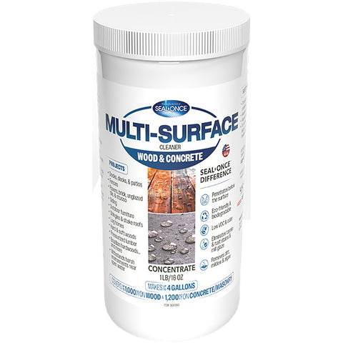 SEAL-ONCE SO0060 1lb Multi-Surface Wood Concrete & Masonry Cleaner-1PK LANC-447655