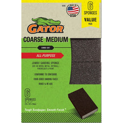 Gator 4200 Med/Coarse 3 x 4 x 1 Sanding Sponge (6pk) LANC-447706
