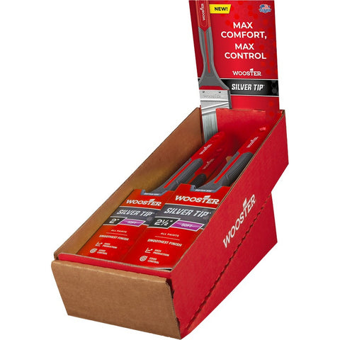 Wooster P5200 Silver Tip Griptech Max Counter Box (3ea G5224-2-1/2 & 3ea G5221-2-1/2)-1PK
