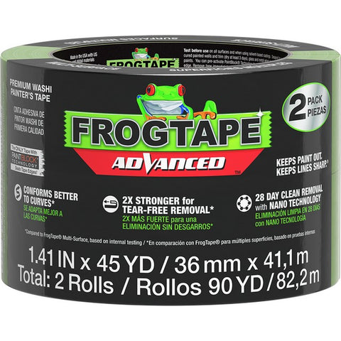 ShurTape 243105 1.41 x 60yd FrogTape Advanced Painting Tape (2pk)