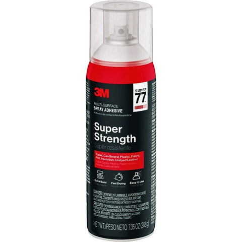 3M Super 77-10-NAT Multi Surface Spray Adhesive-1PK LANC-448763
