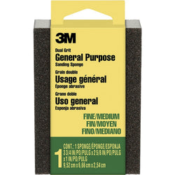 3M 909-ESF 3-3/4 x 2-5/8 x 1 Med/Coarse Sanding Sponge-1PK LANC-4515