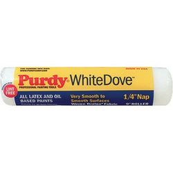 Purdy 144662091 9 x 1/4 Nap Woven Dralon Fabric White Dove Roller Cover-1PK LANC-4598
