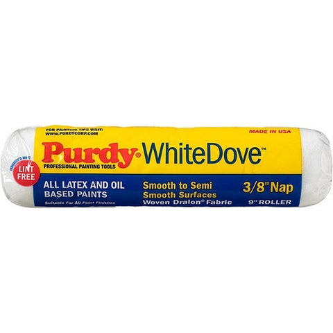 Purdy 144670092 9 x 3/8 Nap Woven Dralon Fabric White Dove Roller Cover-1PK LANC-4601