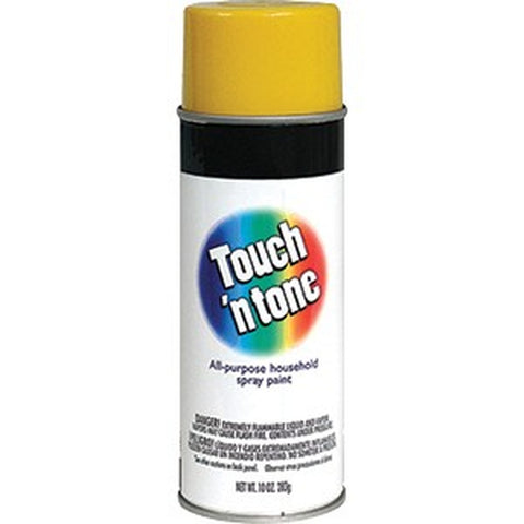 Derusto 55272830 12oz Canary Yellow Touch 'n Tone All Purpose Spray Paint-1PK LANC-467