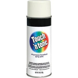 Derusto 55274830 12oz Gloss White Touch 'n Tone All Purpose Spray Paint-1PK LANC-472