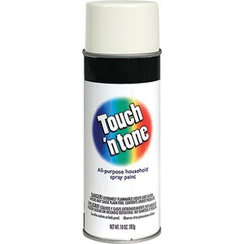 Derusto 55274830 12oz Gloss White Touch 'n Tone All Purpose Spray Paint-1PK LANC-472