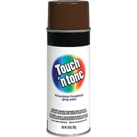 Derusto 55277830 12oz Leather Brown Touch 'n Tone All Purpose Spray Paint-1PK LANC-478