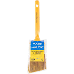 Wooster 1233 2 Amber Fong Brown China Bristle Angle Sash Paint Brush-1PK
