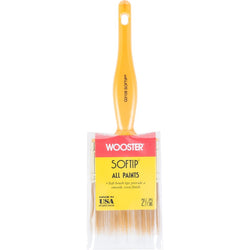 Wooster Q3108 2-1/2 Softip Nylon Flat Wall/Trim Paint Brush-1PK
