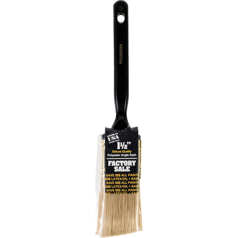 Wooster P3970 1-1/2 Factory Sale Polyester Angle Sash Wall Paint Brush-1PK LANC-628