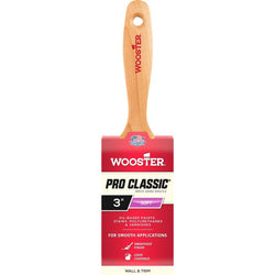 Wooster L1104 3 White China Bristle Pro Classic Varnish Soft Paint Brush-1PK LANC-631