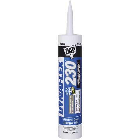 DAP 18304 10.1oz Clear Dynaflex 230 Premium Elastomeric Sealant-12PK LANC-6397