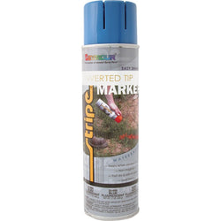 Seymour 20-669 20 oz. (17 oz. Fill) Fluorescent Blue Stripe Inverted Tip Spray-1PK LANC-6690