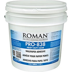 Roman PRO-838 2gal Clear Heavy Duty Wallpaper Adhesive-1PK LANC-6732