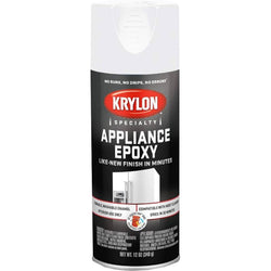 Krylon K03201777 12oz White Epoxy Appliance Spray Paint-1PK LANC-6799