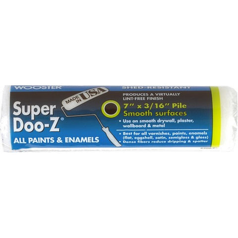 Wooster R206 7 x 3/16 Nap Super Doo-Z Roller Cover-1PK LANC-748
