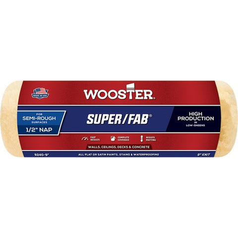 Wooster R240 9 x 1/2 Nap Super/Fab Roller Cover-1PK LANC-759