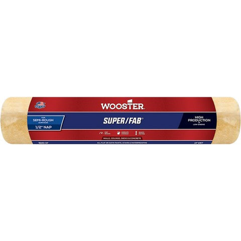 Wooster R240 14 x 1/2 Nap Super/Fab Roller Cover-1PK LANC-760