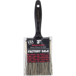 Wooster Z1101 3 Factory Sale Gray China Bristle Flat Paint Brush-1PK