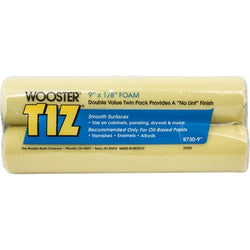 Wooster R730 9 x 1/8 Nap Tiz Foam Roller Cover (2pk)