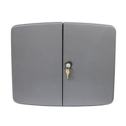 216 Key Gray Key Cabinet Large Capacity Hinged Door Lock And Key 19 X 16 X 4