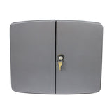216 Key Gray Key Cabinet Large Capacity Hinged Door Lock And Key 19 X 16 X 4