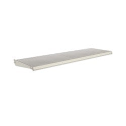 10X48¡± Gondola Metal Shelf Antique White-4PK
