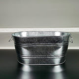 Galvanized Metal Ice Bucket Beverage Beer Drink Party Cooler Bucket 15358