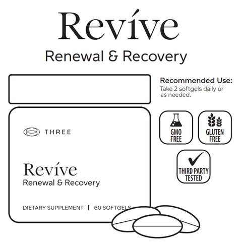 Revive Rx Labels Revíve Renewal + Recovery Revíve – FixtureDisplays