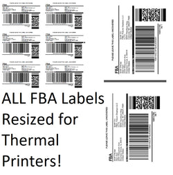 3M Amazon FBA Label Split Resizer Software Print to Thermal Printer Free Labels