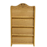 Wallmount Card Rack 12 Slots 5x7¡± Hardwood Greeting Cards 38x18.5 USA WOODENMALLET-TCWR12LO