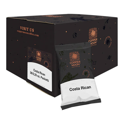 Copper Moon Costa Rican Blend Coffee Portion Pack 2.25 oz. - 36/Pieces WS-110CMFPCOSTA