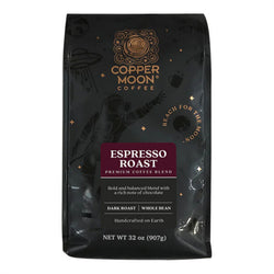 Copper Moon Espresso Roast Whole Bean Coffee 2 lb. - 4/Pieces WS-110CMWBESPRO