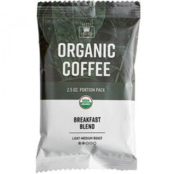 Crown Beverages Organic Breakfast Blend Coffee Packet 2.5 oz. - 24/Pieces WS-110COBFASTPK