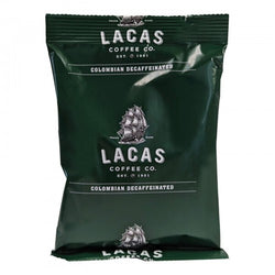 LaPieces Coffee 100% Colombian Decaf Coffee Packet 2.5 oz. - 42/Pieces WS-110LCPKDCCLM