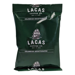 LaPieces Coffee 100% Colombian Decaf Coffee Packet 2.5 oz. - 42/Pieces WS-110LCPKDCCLM