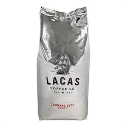 LaPieces Coffee Original City Roast Whole Bean Coffee 5 lb. - 4/Pieces WS-110LCWBCITY