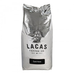 LaPieces Coffee Dark Note Whole Bean Coffee 5 lb. - 4/Pieces WS-110LCWBDARK