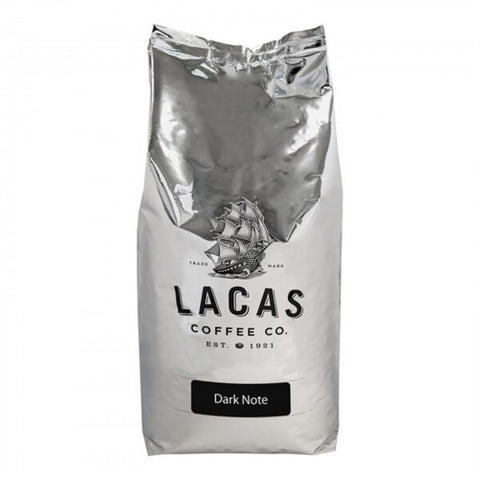 LaPieces Coffee Dark Note Whole Bean Coffee 5 lb. - 4/Pieces WS-110LCWBDARK