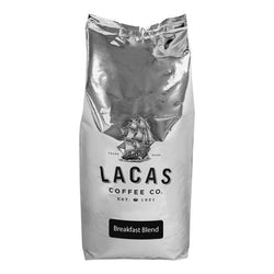 LaPieces Coffee Town & Country Breakfast Blend Whole Bean Coffee 5 lb. - 4/Pieces WS-110LCWBTOWN