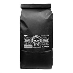 Mississippi Mud Coffee Colombia Medium Roast Single Origin Whole Bean Coffee 5 lb. WS-110MMWBCLMBM