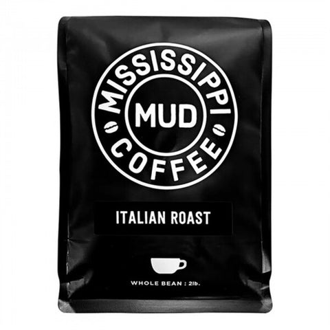 Mississippi Mud Coffee Italian Whole Bean Espresso 5 lb. WS-110MMWBDKESP