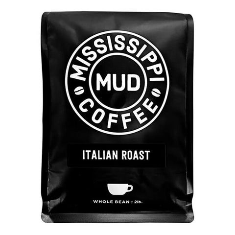 Mississippi Mud Coffee Italian Whole Bean Espresso 5 lb. WS-110MMWBDKESP