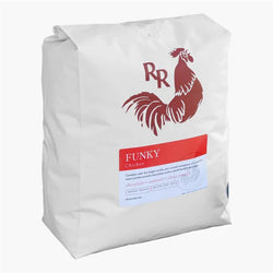 Red Rooster Organic Funky Chicken Whole Bean Coffee 5 lb. WS-110RRFUNK5LB
