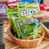 BIGS Vlasic Dill Pickle Flavored Whole Sunflower Seeds 5.35 oz. - 12/Pieces WS-113BIG220